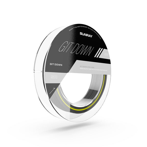 Git Down 3ips / 5ips Fast Sinking Fly Line with Overhang Marker