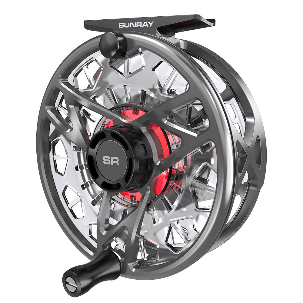 Lock Fly Reel System Red