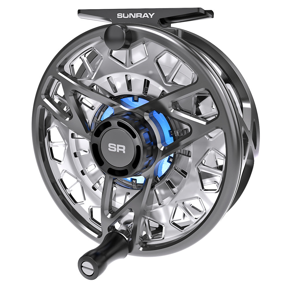 Lock Fly Reel System Blue