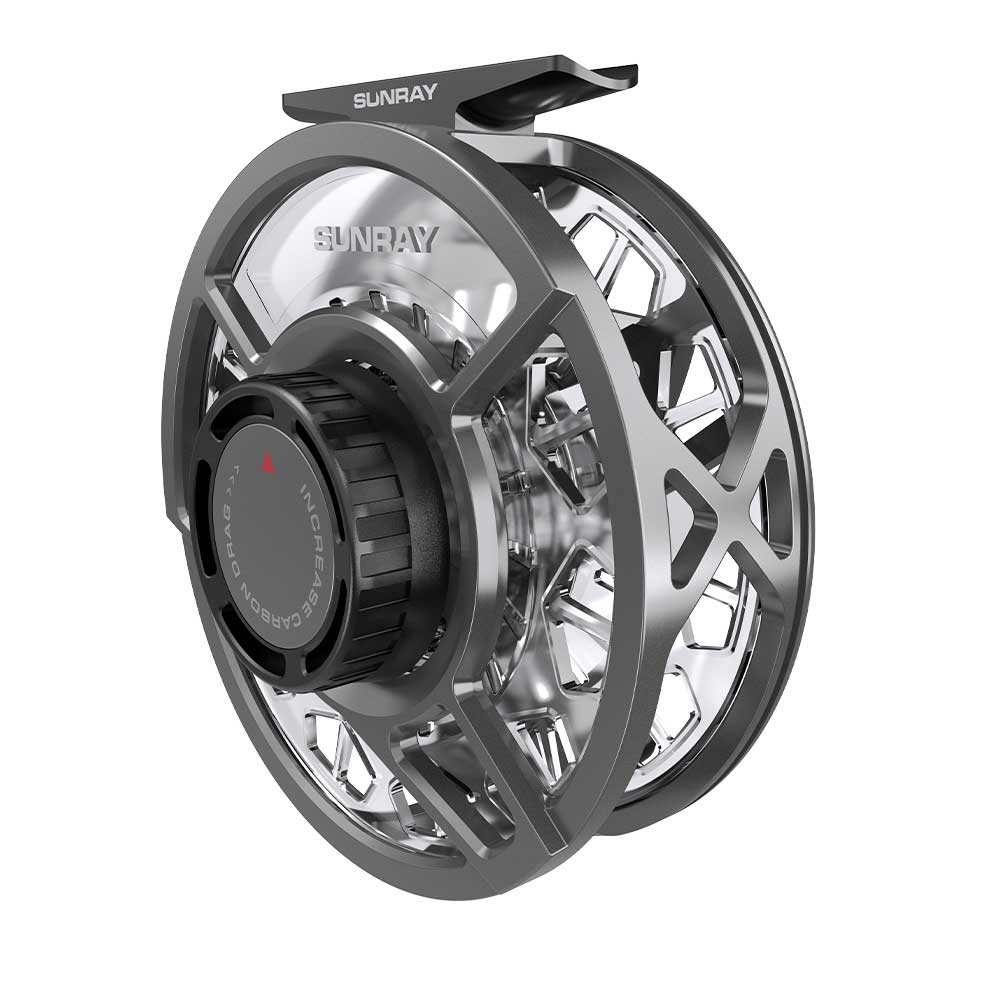 Lock Fly Reel Black Hub Only