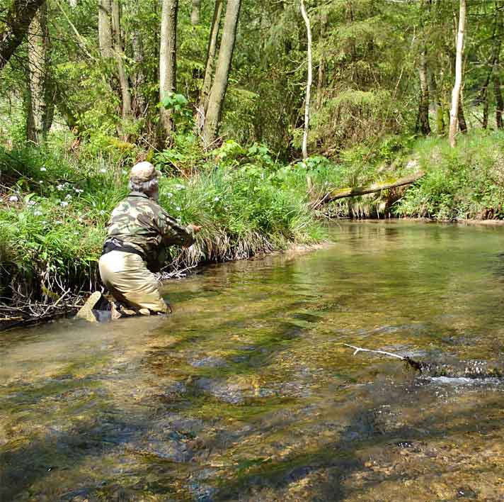 Close range fishing