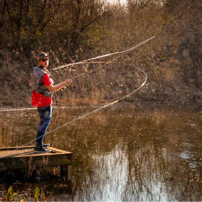EZ Back Cast Floating Fly Line with Overhang Marker®️ | Sunray Fly Line ...