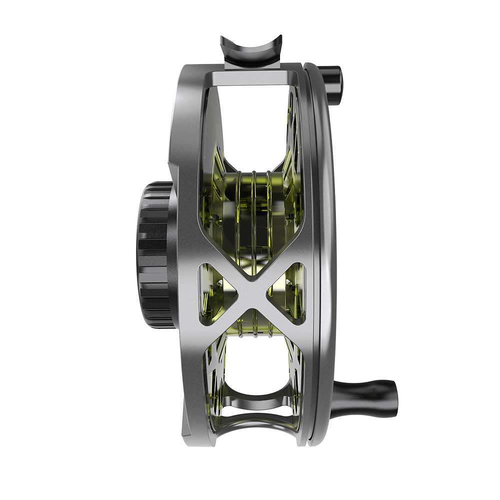 Lock Fly Reel System Lime & Black