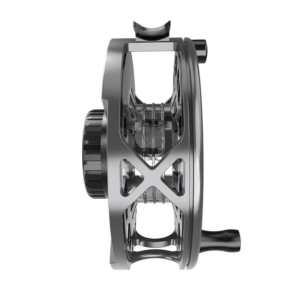 Lock Fly Reel Black Hub Only